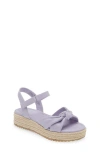 Nordstrom Kids' Bren Espadrille Wedge Sandal In Purple Petal