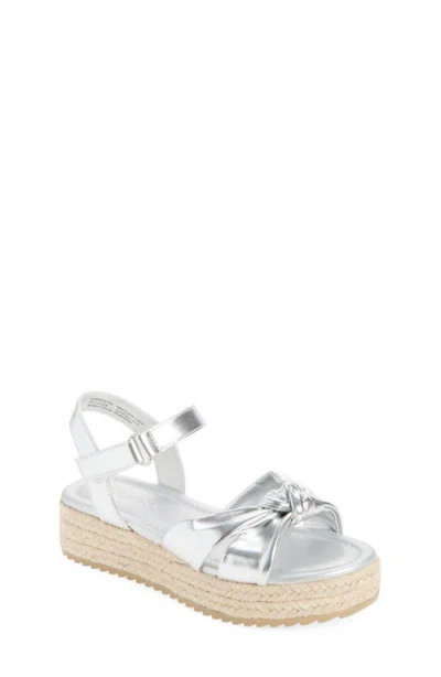 Nordstrom Kids' Bren Espadrille Wedge Sandal In White