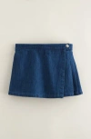 Nordstrom Kids' Chambray Pleated Skort In Blue