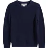 Nordstrom Kids' Chunky Rib Sweater In Navy Peacoat