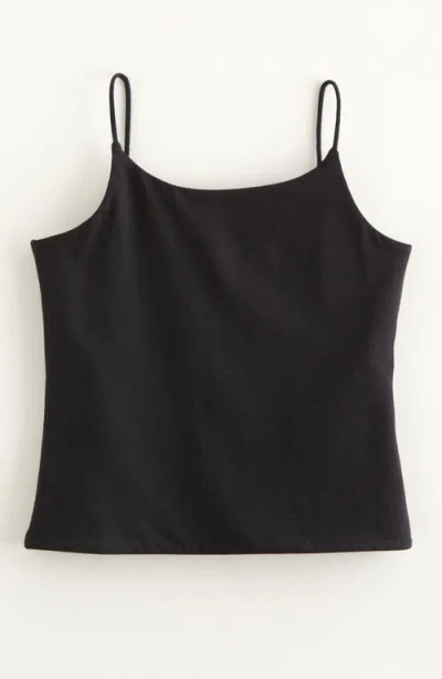 Nordstrom Kids' Core Cotton Camisole In Black