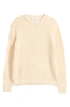 Nordstrom Kids' Cotton Blend Sweater In Ivory Smoke