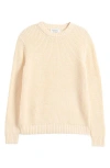 Nordstrom Kids' Cotton Blend Sweater In Ivory Smoke