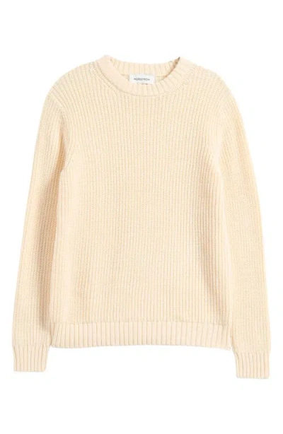 Nordstrom Kids' Cotton Blend Sweater In Ivory Smoke