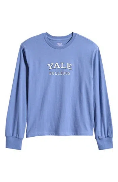 Nordstrom Kids' Cotton Graphic T-shirt In Blue Colony Yale