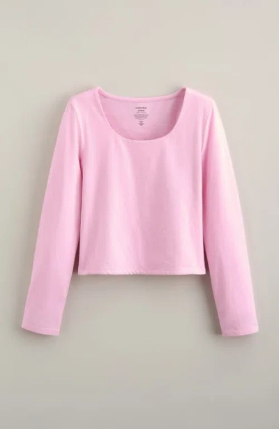 Nordstrom Kids' Cotton Scoop Neck T-shirt In Pink