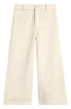 Nordstrom Kids' Easy Wide Leg Pants In Ivory Birch