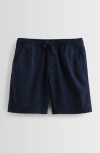Nordstrom Kids' Essential Stretch Twill Shorts In Navy Eclipse