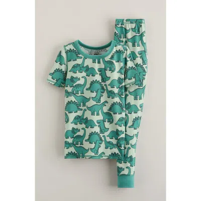 Nordstrom Kids' Fitted Pajamas In Green