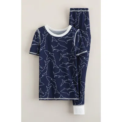 Nordstrom Kids' Fitted Pajamas In Blue