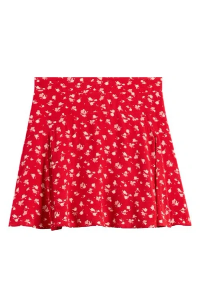 Nordstrom Kids' Floral Skirt In Red Savvy Petal Mix