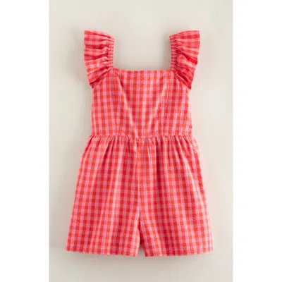 Nordstrom Kids' Gingham Flutter Romper