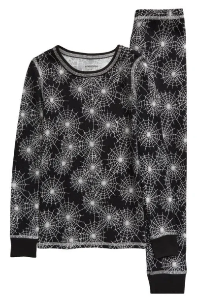 Nordstrom Kids' Glow In Black Spiderweb Glow