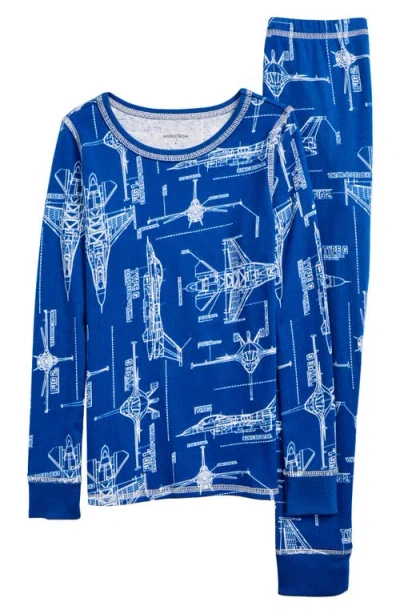 Nordstrom Kids' Glow In Blue Memory Jet Planes Glow