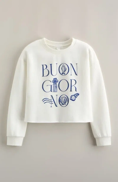 Nordstrom Kids' Graphic Fleece Pullover In Animal Print