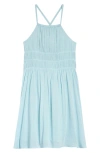 Nordstrom Kids' Halter Sundress In Blue Resort
