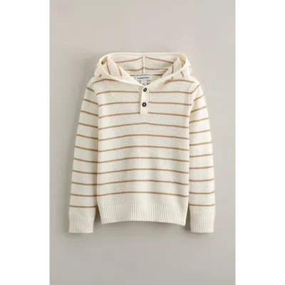 Nordstrom Kids' Hooded Henley Sweater In Neutral