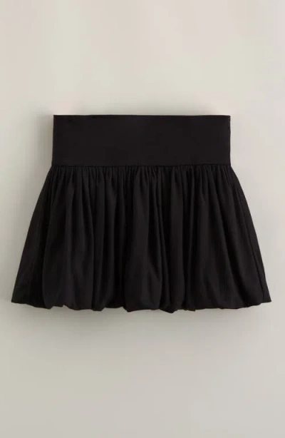 Nordstrom Kids' Knit Bubble Miniskirt In Black