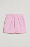 Nordstrom Kids' Linen & Cotton Shorts In Pink Boss Nova Stripe