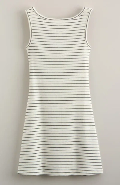 Nordstrom Kids' Open Back Cotton Rib Dress In Multi