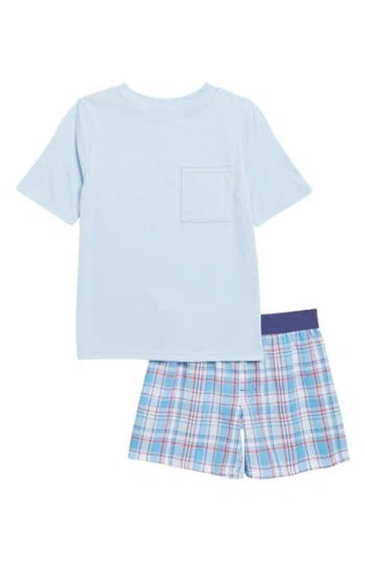 Nordstrom Kids' Pajama T-shirt & Shorts Set In Blue