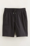 Nordstrom Kids' Performance Drawstring Shorts In Black