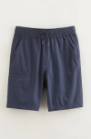 Nordstrom Kids' Performance Drawstring Shorts In Navy Eclipse