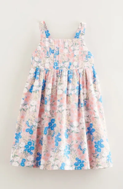 Nordstrom Kids' Pintuck Cotton Sundress In Purple Fragrant Louise Floral