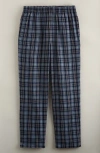 Nordstrom Kids' Plaid Flannel Pajama Pants In Blue