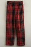Nordstrom Kids' Plaid Flannel Pajama Pants In Red