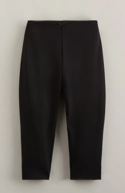 Nordstrom Kids' Ponte Knit Capri Pants In Brown