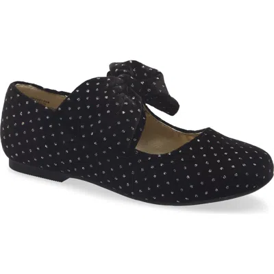 Nordstrom Kids' Posey Bow Mary Jane Flat In Black