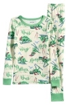 Nordstrom Kids' Print Fitted Cotton Pajamas In Multi