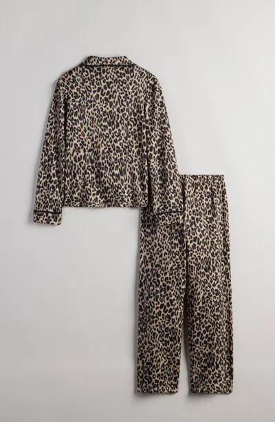 Nordstrom Kids' Print Pajamas In Brown