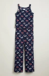 Nordstrom Kids' Print Rib Two-piece Pajamas In Blue