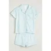 Nordstrom Kids' Print Two-piece Short Pajamas In Blue