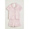 Nordstrom Kids' Print Two-piece Short Pajamas In Pink