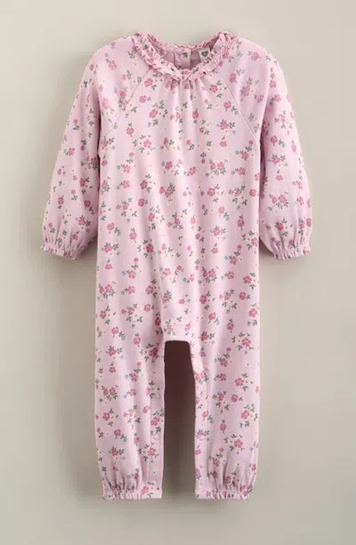 Nordstrom Babies'  Kids' Printed Frill Romper In Pink