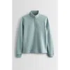 Nordstrom Kids' Quarter-zip Sweatshirt In Teal Mist