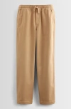Nordstrom Kids' Relaxed Stretch Cotton Chinos In Brown