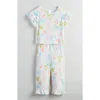 Nordstrom Kids' Rib Knit Pajamas In Neutral