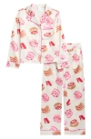 Nordstrom Kids' Satin Pajamas In Pink