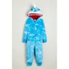 Nordstrom Kids' Shark Hooded Fleece Sleeper Romper