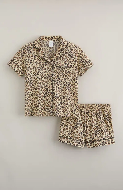 Nordstrom Kids' Short Pajamas In Black