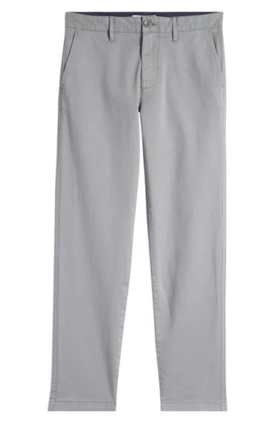 Nordstrom Kids' Slim Stretch Flat Front Chinos In Grey Monument