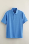 Nordstrom Kids' Solid Performance Polo In Blue