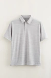 Nordstrom Kids' Performance Polo In Grey Shade