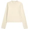 Nordstrom Kids' Sparkle Mesh Top In Neutral