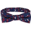 Nordstrom Kids' Stream Floral Pre-tied Silk & Linen Bow Tie In Stream Floral Red