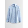 Nordstrom Kids' Stretch Dress Shirt In Blue Thread